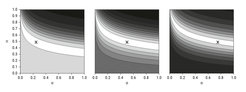 Likelihood surface showing the goodness of fit