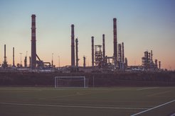 Steel industry buildings