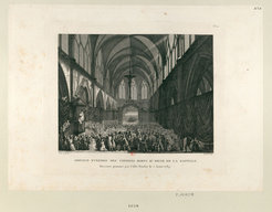 Funeral service of the citizens who died at the siege of the Bastille