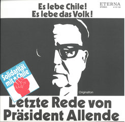 Cover of a recording of Salvador Allende
