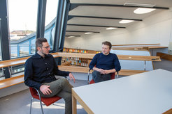 Nils Köbis, left, Philipp Lorenz-Spreen, right