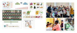 Overview of the tasks included in the Active Learning battery (left), and photographs of the cross-cultural data collection in Cuba, Egypt, and India (right)